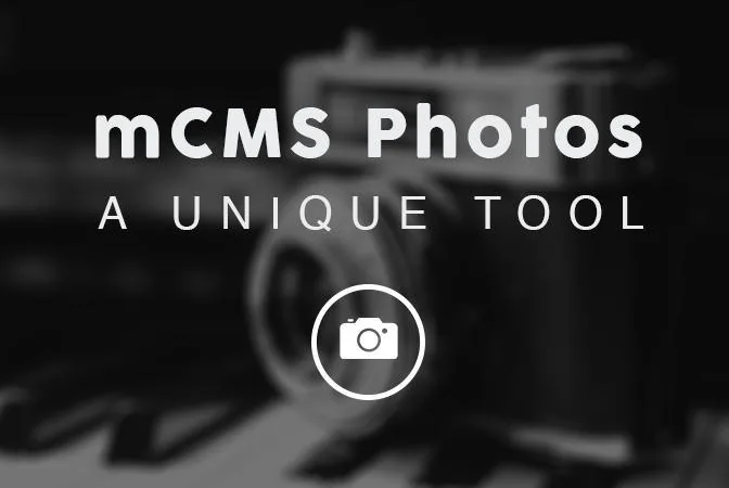 Our mCMS photos section: a unique tool